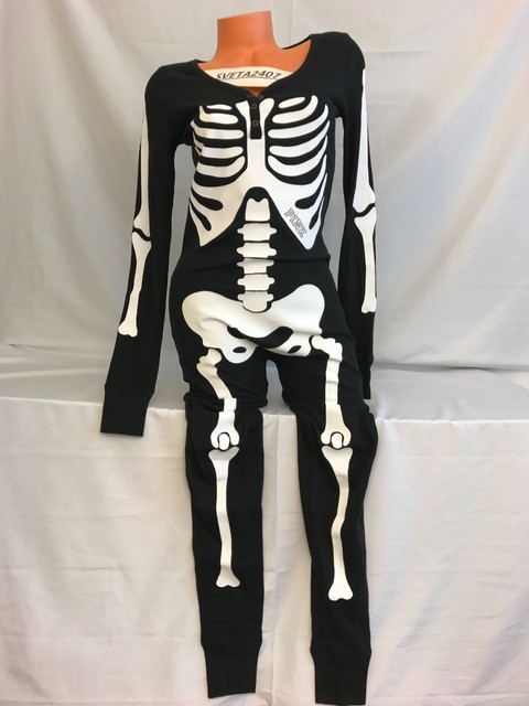 skeleton onesie victoria secret