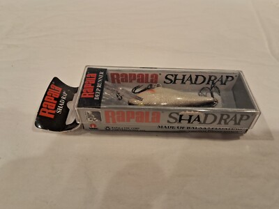 Rapala Shad Rap Deep Runner SR-5 Silver Crankbait - FAST SHIPPING! NEW