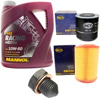 MotoröL Filter Set 10W60 4 Liter + ÖLablassschraube FüR VW Transporter IV Bus