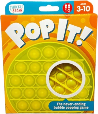SET OF 2 GAMES Chuckle  Roar Pop It! Original Bubble Popping Fidget Sensory Game