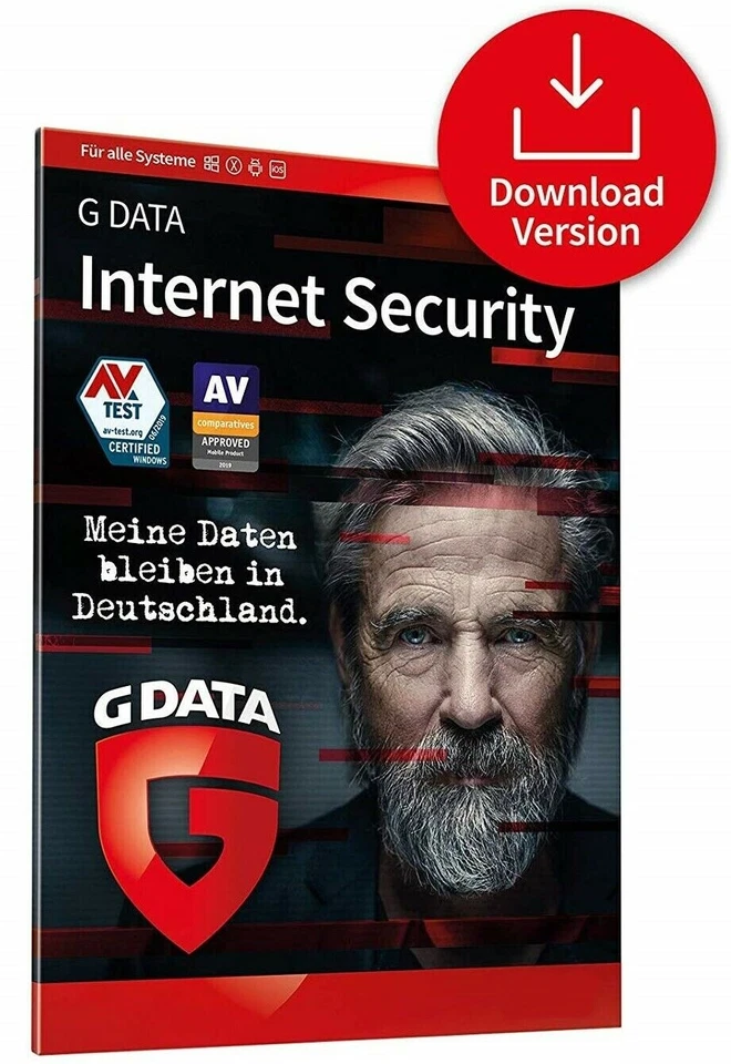 G DATA Internet Security 2025 3 PC / Geräte 1 Jahr - GData DE Lizenz NEU 2026
