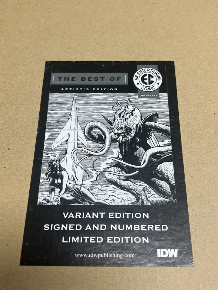THE BEST OF EC ARTIST EDITION IDW VARIANT SIGNED BY AL FIELDSTEIN LIMITED TO 250 - Image 3 of 4