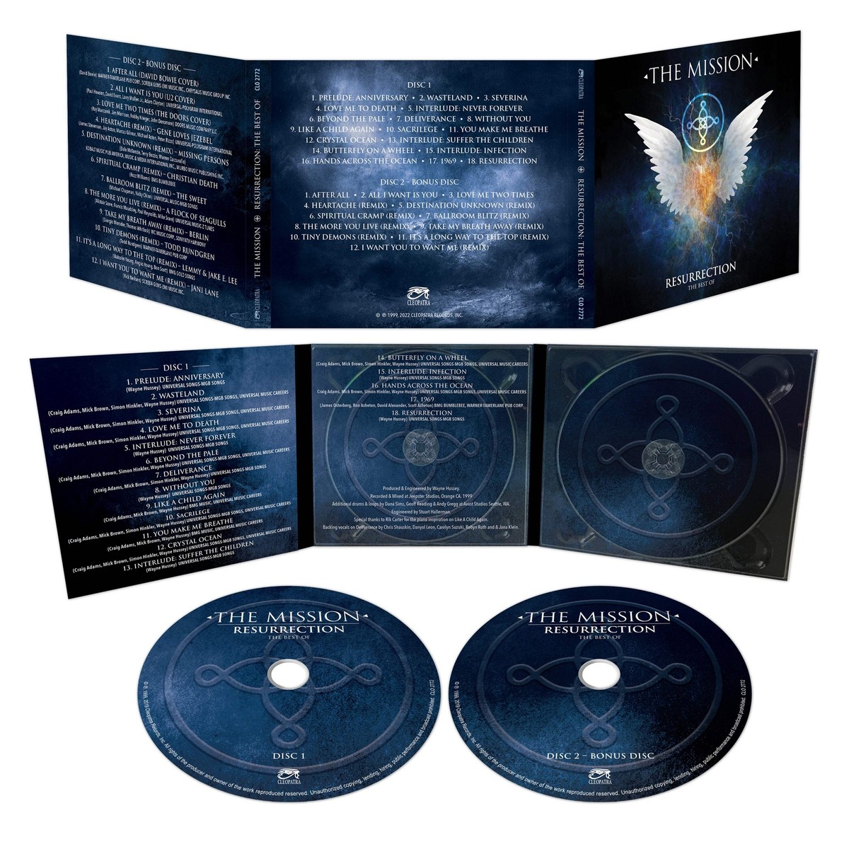 モンスター THE WORKS DIVISION UK RESURRECTION The Mission - Resurrection - The Best of (2 CD Digipak