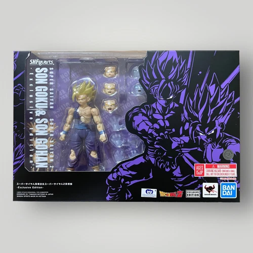 S.H.Figuarts 2023 SDCC Exclusivo Dragon Ball Z Super Saiyan 2 Son Gohan Son Goku