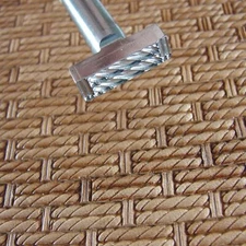 Rope Weave Geometric / Border Leather Stamp, Stainless Steel Leather Tool
