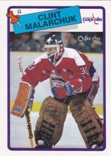 88/89 OPC...CLINT MALARCHUK...CARD # 25...CAPITALS...FREE COMBINED SHIPPING