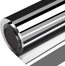 Silver Window Film Tint One Way Mirror Privacy Home Business FREE SHIPPING