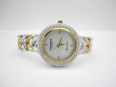 Women Akribos XXIV Diamond Dia Analog 34mm Round Watch (H222) \