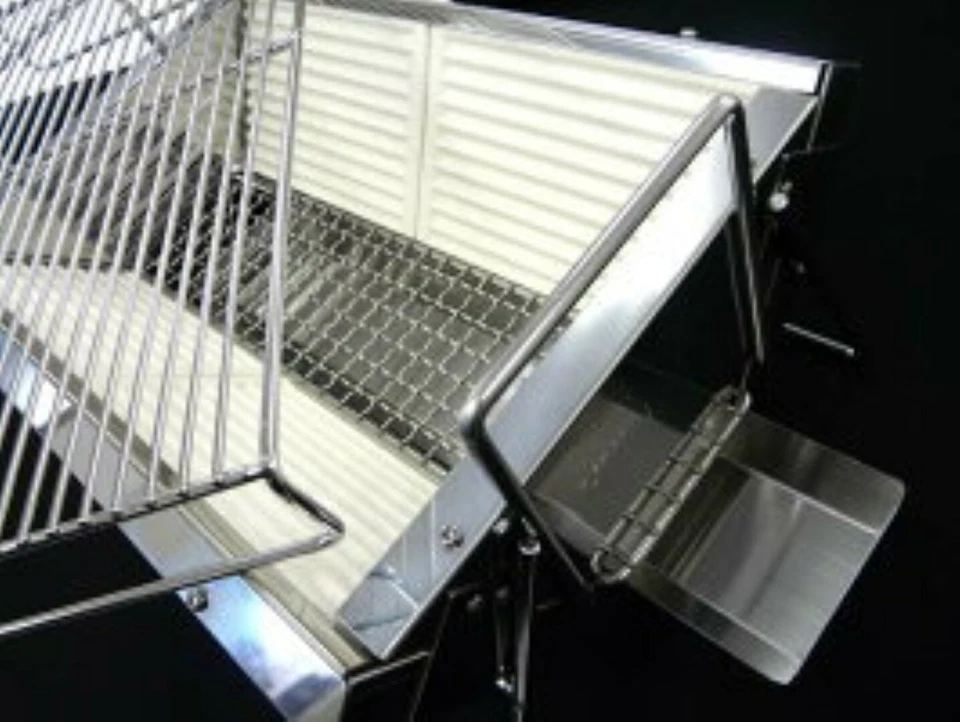 Uniframe Unicera TG-III Parrilla Carbón Acero Inoxidable Plata 315 x 250 x 190 mm Foto 4 de 4