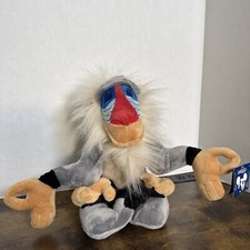 Disney Disneyland Paris Exclusive Plush RAFIKI ZEN 12P Rare NWT Lion King
