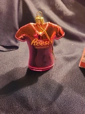 Kurt Adler Hershey's Reese's Peanut Butter Cup Tee Shirt Shaped Ornament