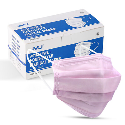 JMU ASTM Level 3 Face Masks 4-Ply BFE 98% Disposable Medical Shield Mask