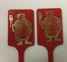 Vintage Swizzle Stick US Collectible 2- Made With Wolfschmidt Vodka And Clamato