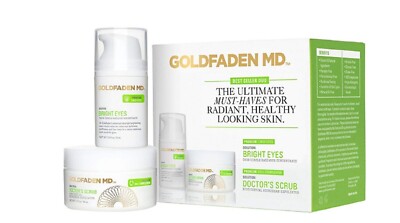 GOLDFADEN MD BEST SELLER Duo Kit: Bright Eyes and Doctor's Scrub - BRAND NEW!!
