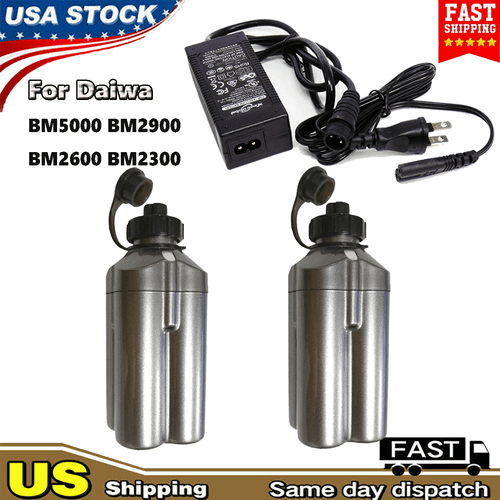 Cargador de batería de carretes de pesca eléctricos Daiwa Tanacom 750 1000 BM2900 BM2300 2 un. - Imagen 1 de 12