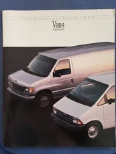 FORD - 1992 Commercial Trucks Sales Brochure - Vans     H