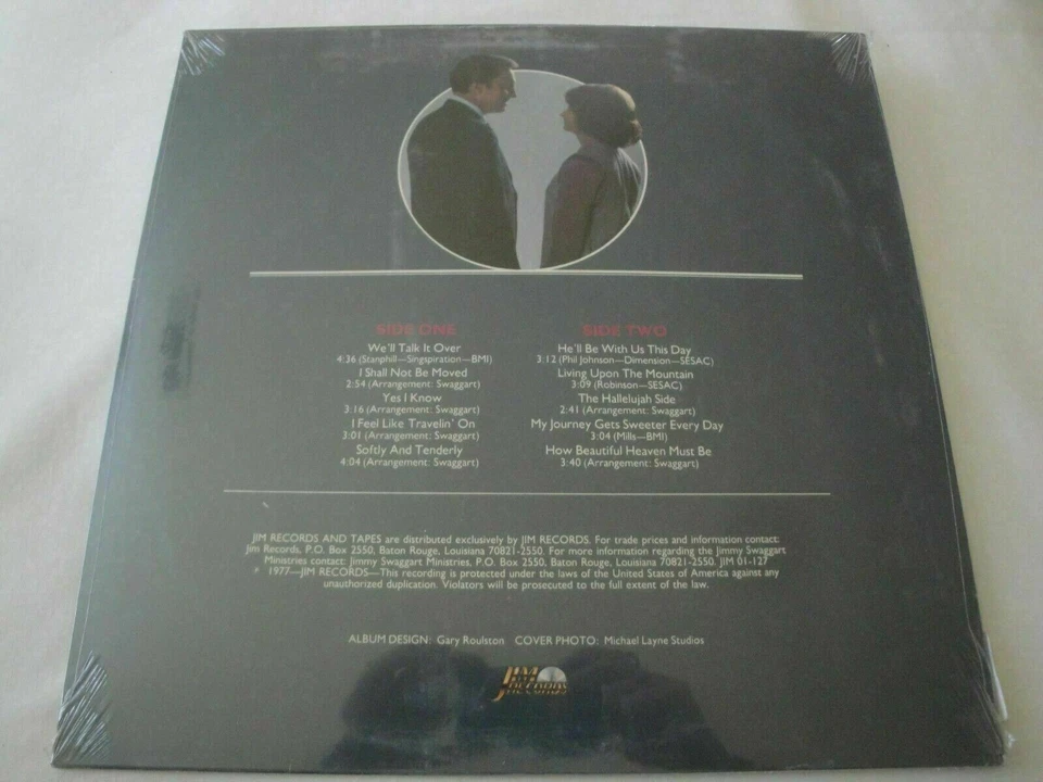 NEW SEALED WE'LL TALK IT OVER IN THE BYE AND BYE JIMMY SWAGGART VINYL LP ALBUM - Image 2 of 3