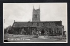 Postcard Eynesbury Church nr St Neots Cambridgeshire RP