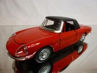 TOGI 9/68 ALFA ROMEO SPIDER + CLOSED TOP - RED 1:23 - GOOD CONDITION - 445