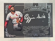 #15/50 2015 Topps Five Star Silver Signatures Ozzie Smith Autographed Card HOF