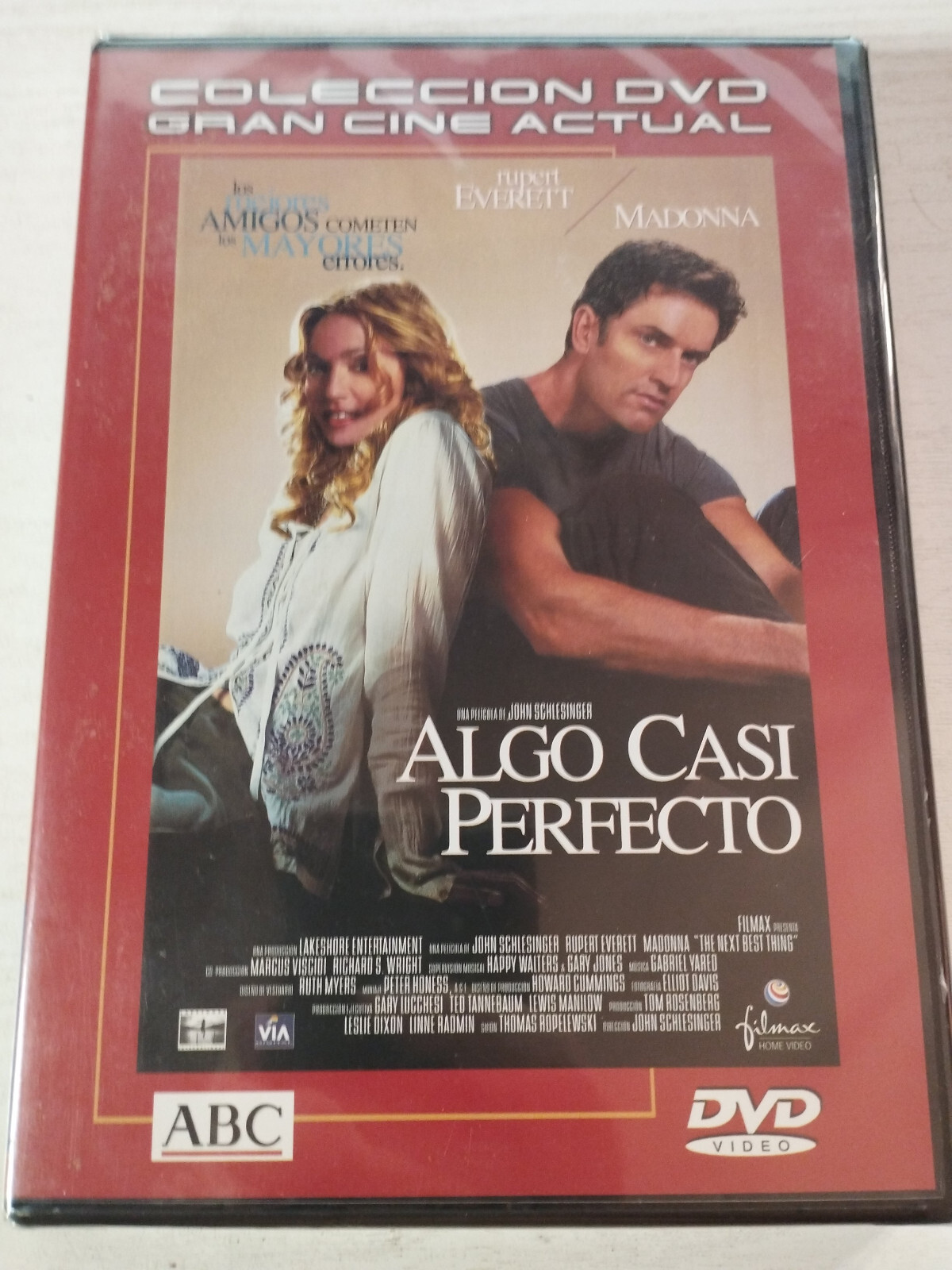 Algo Near perfecto MADONNA Rupert Everett - Regione 2 DVD Spagnolo Inglese Nuovo