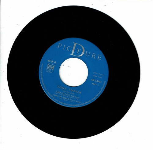 Tony TOPPER & SES BOYS Disc 45T MEXICO -BABA AU RHUM -SAN FRANCISCO PICT. 3342 - Bild 2 von 3