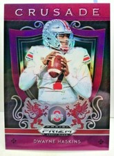Dwayne Haskins 2019 Panini Prizm Draft Picks RC Crusade PURPLE Prizm #13 SP