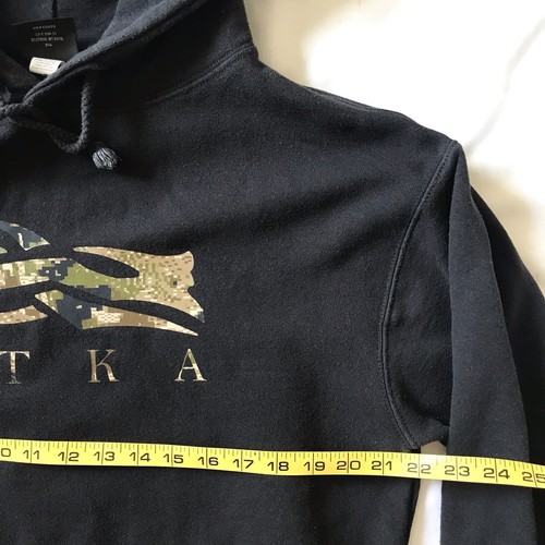 Sitka Icon Optifade Hoodie Sweatshirt Men's Size Medium Black Hunting Outdoors - Picture 6 of 9