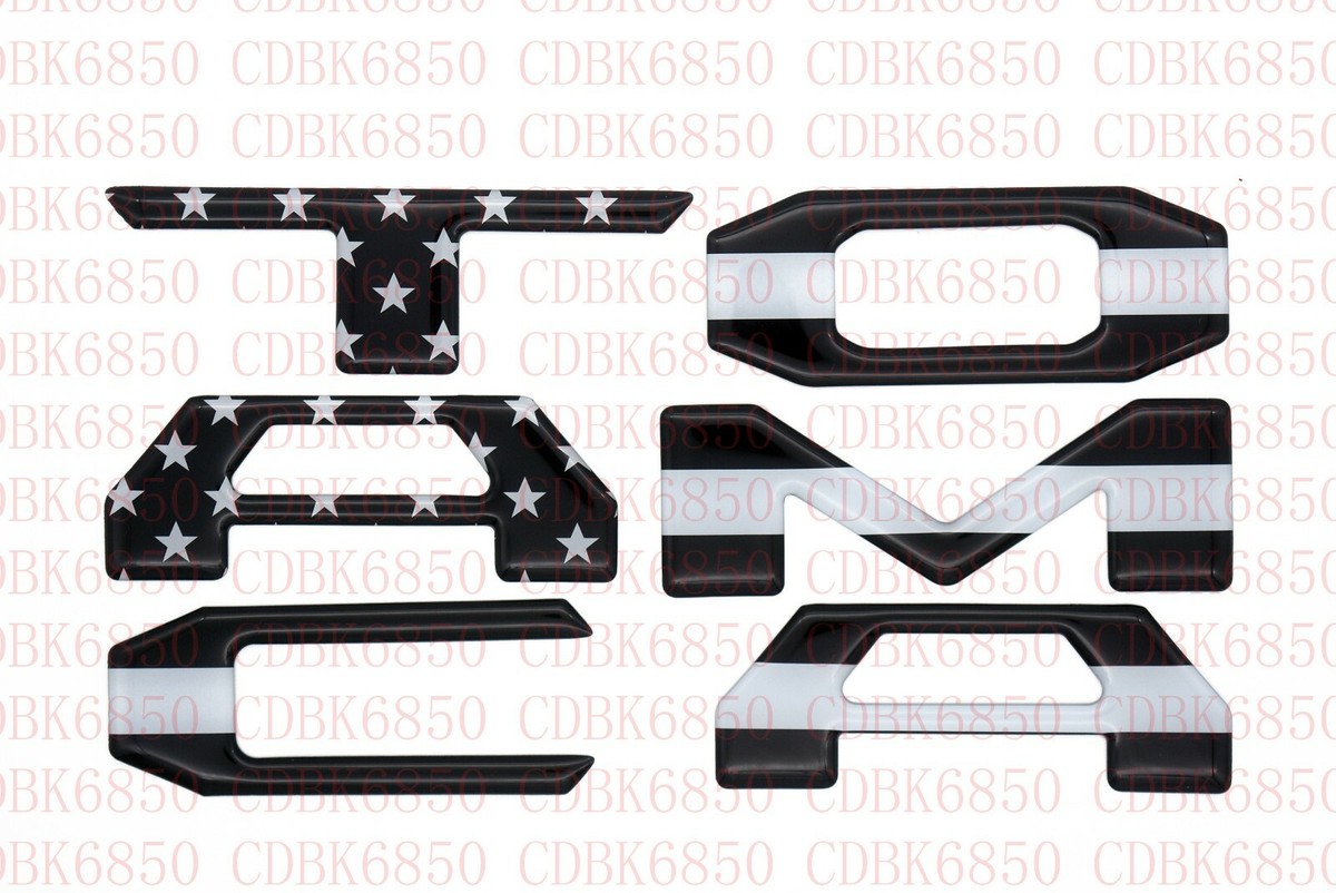 Toyota Tacoma Tailgate Letter Inserts Fill-in Decal - Fits 2016 2017 2 - Foto 9