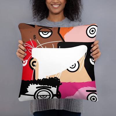IABO ''I want to be an artist'' Cuscino Pillow arredamento divani pop art