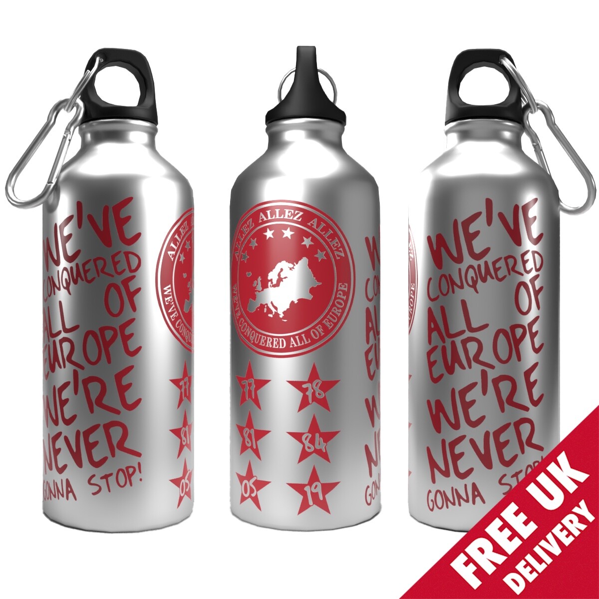 Liverpool Bottle Allez - 600ml Aluminium - 2-Lids