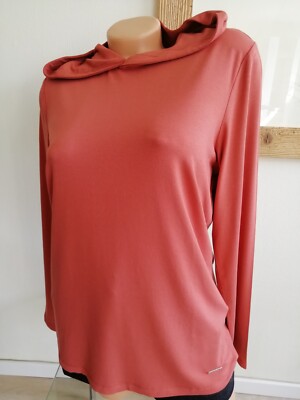 Size 38*40*42*46*48*50 Bruno Banani women's hooded shirt terracotta - 25% discount