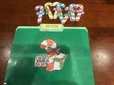 Sweets from Santa Number Sets Grade K math file folder game teacher