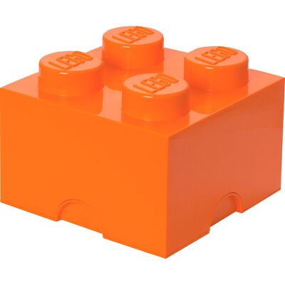 Room Copenhagen LEGO Storage Brick 4 orange, Aufbewahrungsbox