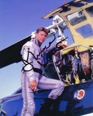 JAN MICHAEL VINCENT signed Autogramm 20x25cm AIRWOLF in Person ...