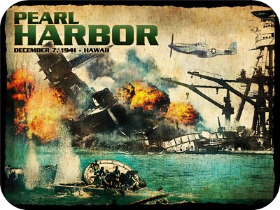 Pearl Harbor Attack Fridge Magnet