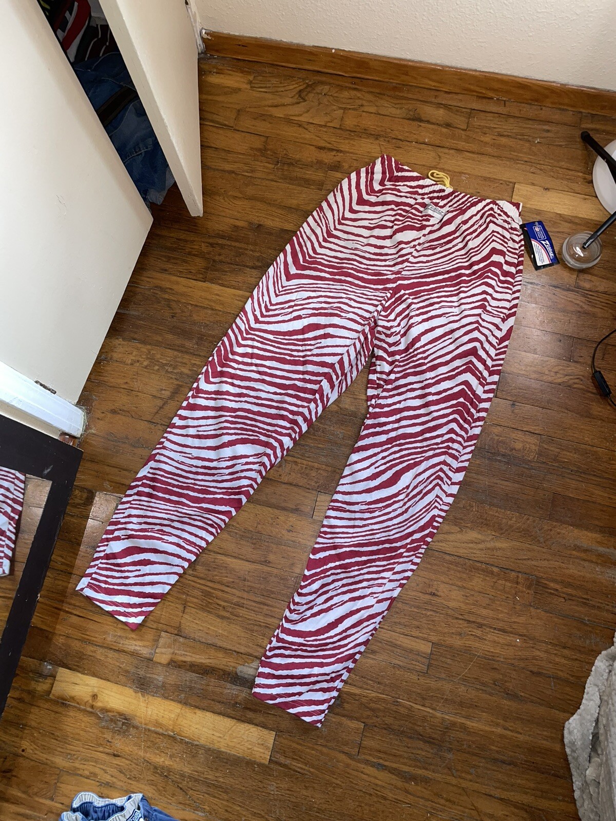 Vintage NOS 90s Zubaz Zebra Stripe 