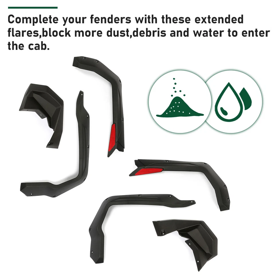 Extended Fender Flare Fits 2015-2023 Can-Am Outlander 450 500 570 For 715001909 - Image 2 of 4