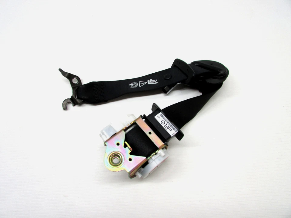 BMW 325XI 328XI 2006 cinturón de seguridad delantero derecho negro OEM 06 07 08 09 10 11 Foto 4 de 4