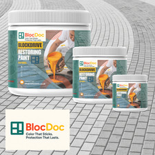 Block paving patio paint sealer Anthracite grey 20 litre drum Carbusonic