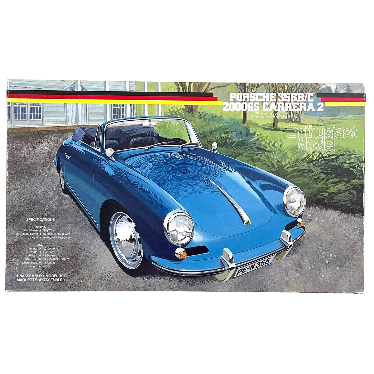 フジミ 1/24 ポルシェ 356B/C 2000GS エンスージアストモデル Fujimi 1/24 Porsche 356B/C 2000GS Carrera 2 Enthusiast Model