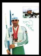 Ernst Reiter Autogrammkarte Original Signiert Biathlon + A 166762