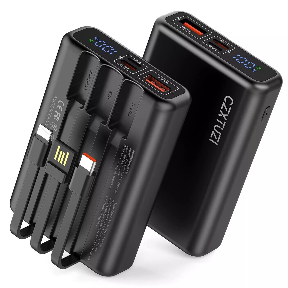 CZXTUZI 5V 2A 10000mAh Heated Vest Battery Pack Fast Charging