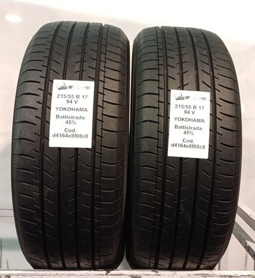 GEBRAUCHTE REIFEN STÜCK 2 YOKOHAMA BLUEARTH GT 215/55 R17 94V ESTIVE
