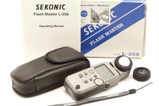 Sekonic L-358 Flash Master Meter Silver with Box 51214