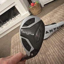 Callaway Quantum Max #3 Hybrid / 19 Degree / Stiff Flex Denali Silver 70 Shaft
