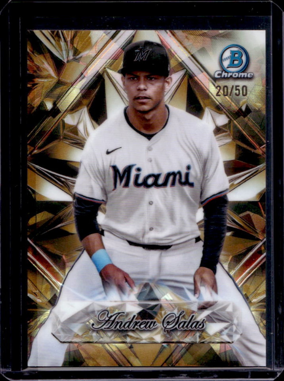 2025 Bowman Chrome Sapphire Andrew Salas Selections Gold Refractor #20/50