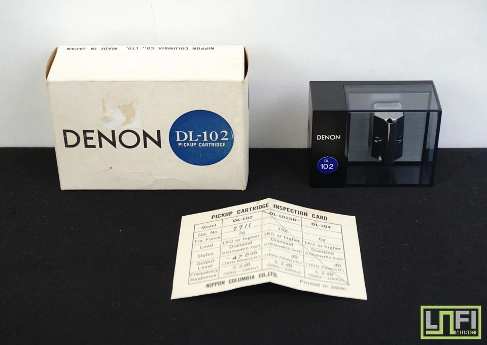Denon DL-102 Mono Moving Coil Cartridge For Turntable Tonearm In Box! - image 3 of 4