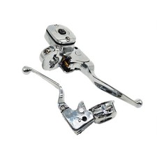 Chrome Brake Clutch Lever Pump Master Cylinder For Harley Softail Deluxe Fat Boy Chrome Brake Clutch Lever Pump Master Cylinder For Harley Softail Deluxe Fat Boy