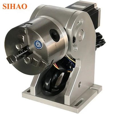 SIHAO 80mm Drehachse Rotary Axis für Fiber Faserlaser-Beschriftungsmaschine